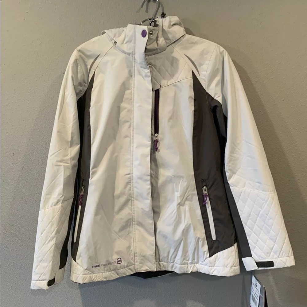 Free Country 3 in 1 Jacket Water Wind Resistant
